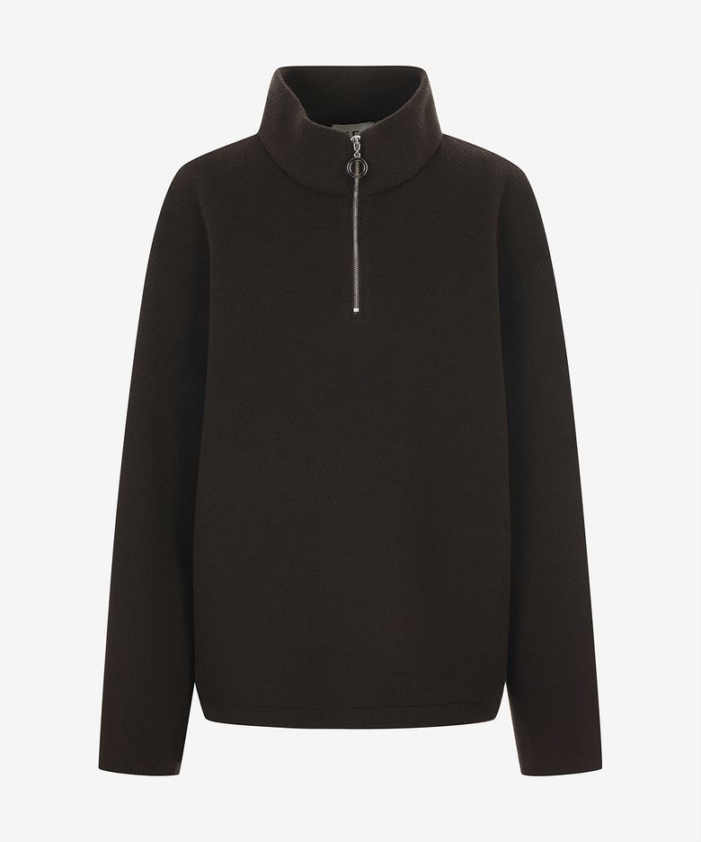 [Men] High-Neck Handmade Half-Zip T-Shirt (PPIBX8310)
