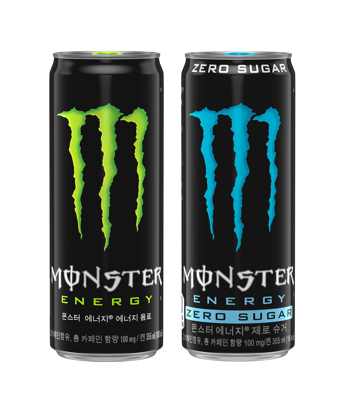 몬스터에너지(MONSTERENERGY) 몬스터 에너지 그린 355 캔 24개+몬스터 에너지 제로슈거 355 캔  24개