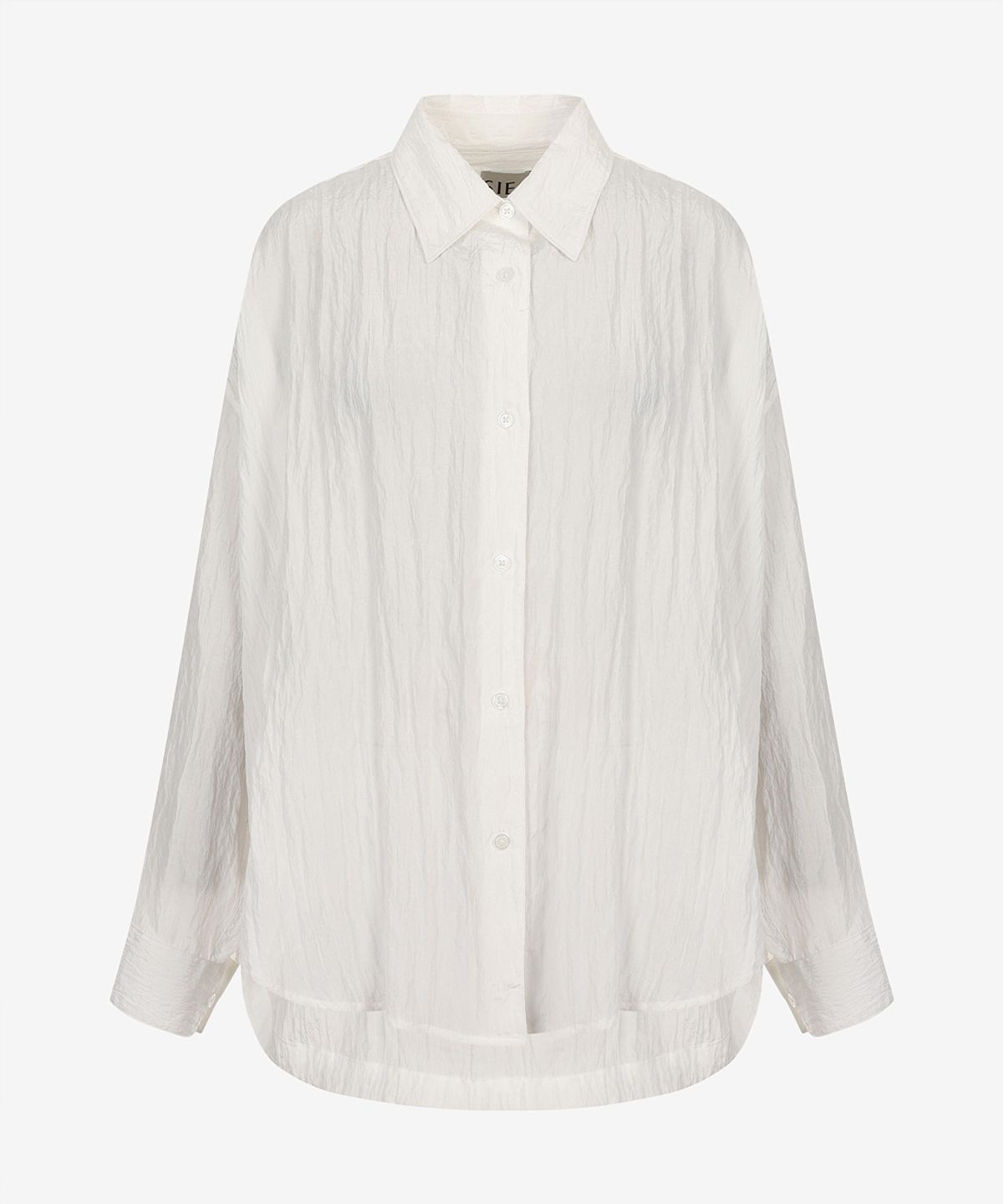 지이크 서촌 하우스(SIEG SEOCHON HAUS) [Women] Drawstring Hem Crinkle Shirt (PPBAH5406)