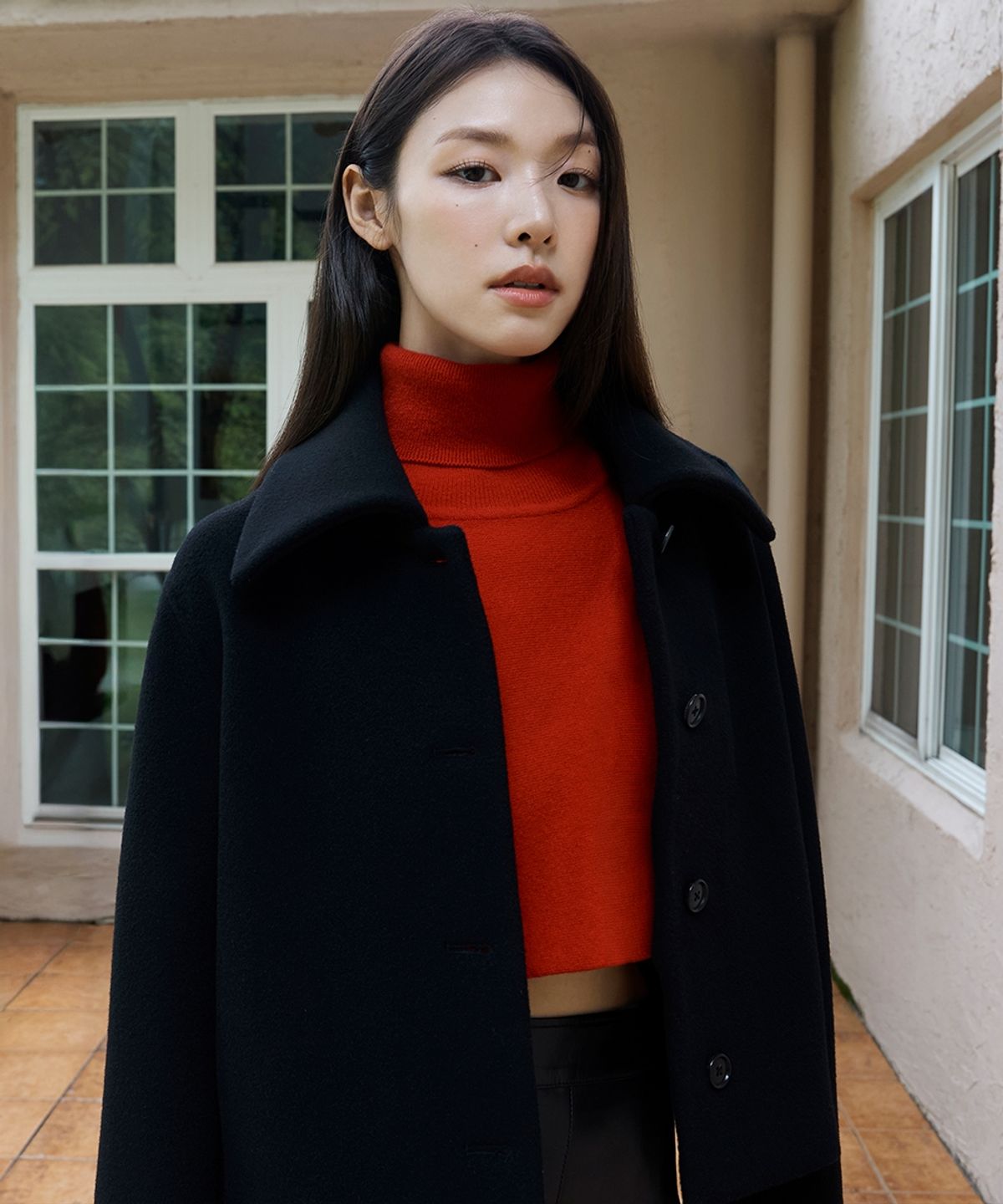 지이크 서촌 하우스(SIEG SEOCHON HAUS) [Women] Wool Blend Knit Bolero (PPUCX8417)