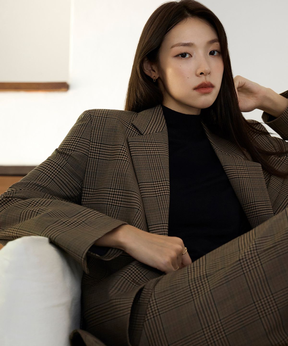 지이크 서촌 하우스(SIEG SEOCHON HAUS) [Women] Silky Mock Neck Knit (PPUCH8403)