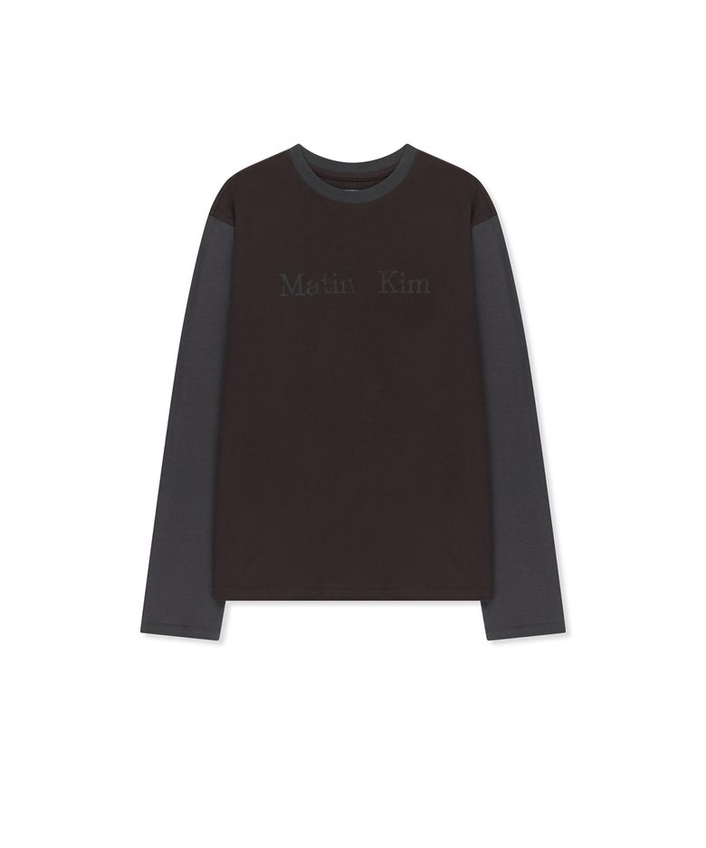 TONAL BLOCK LOGO TOP IN BROWN