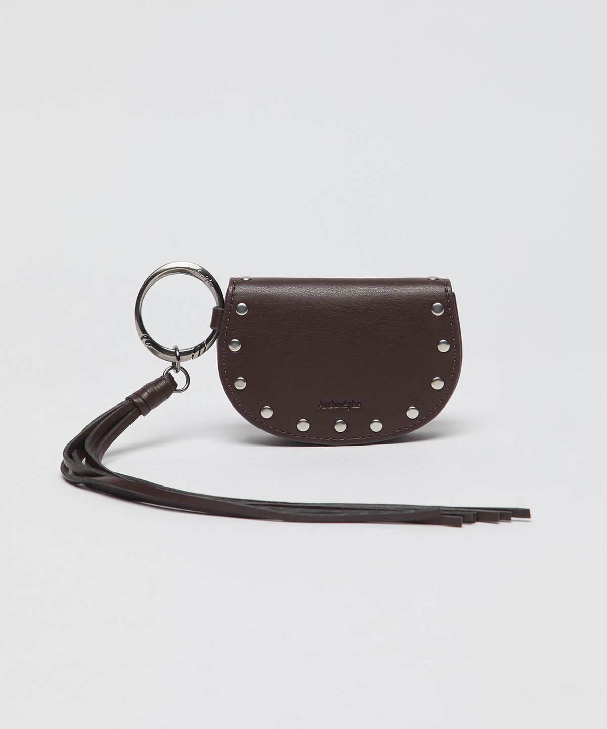아카이브앱크(ARCHIVEPKE) Stud tassel pouch(Brown)_OVAAX26251BRW