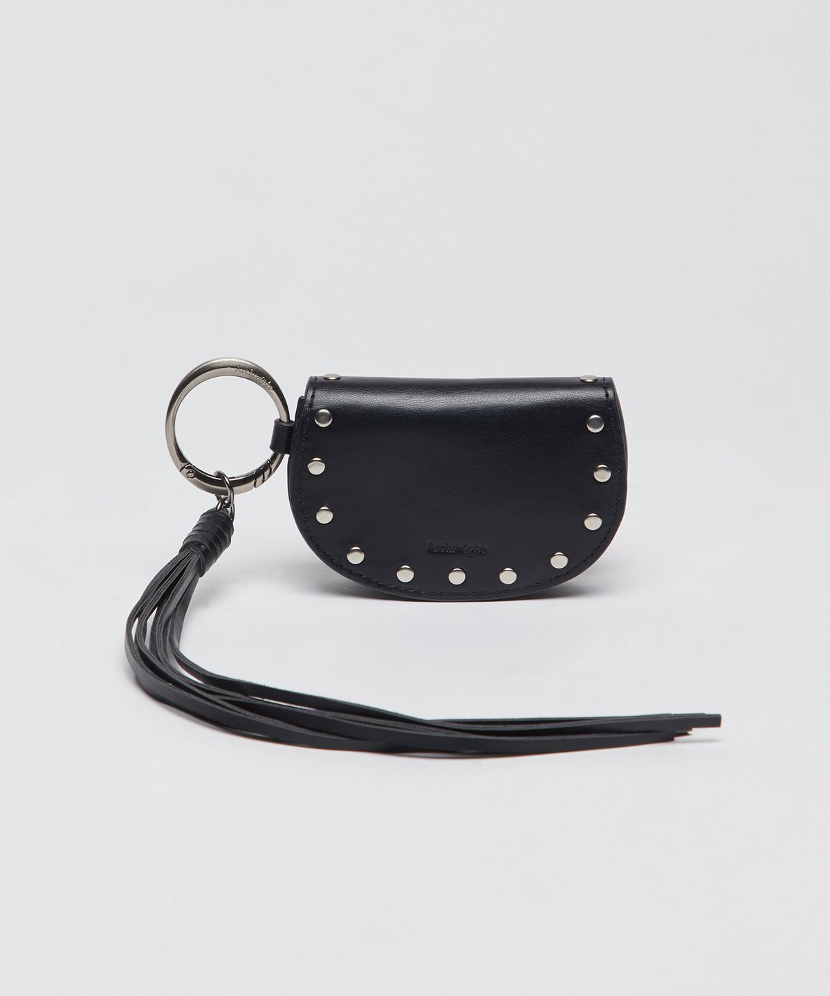 아카이브앱크(ARCHIVEPKE) Stud tassel pouch(Deep sleep)_OVAAX26251BLK