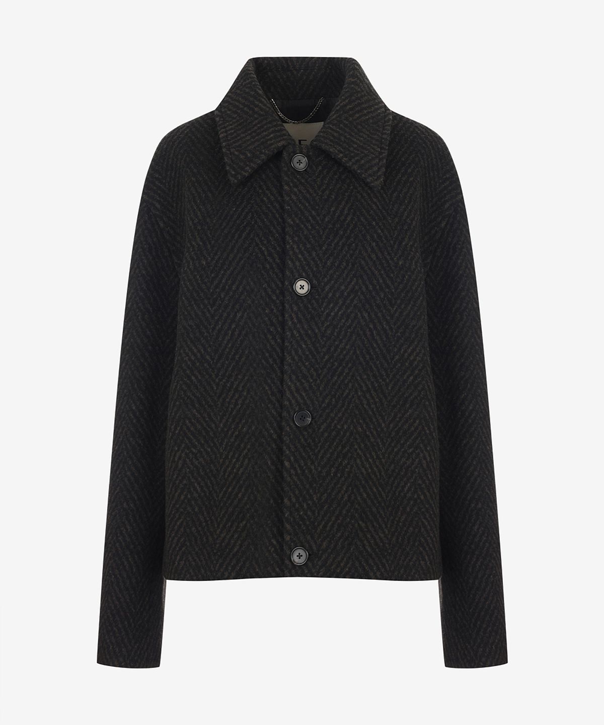지이크 서촌 하우스(SIEG SEOCHON HAUS) [Men] Herringbone Collared Crop Jacket (PPMAX6304)
