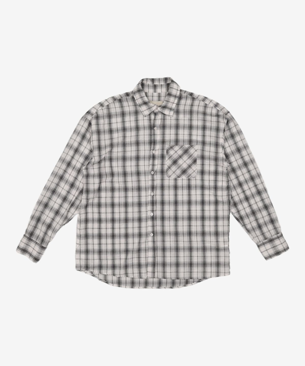 어반드레스(AVANDRESS) Smith Overfit Check Shirt WHITE M