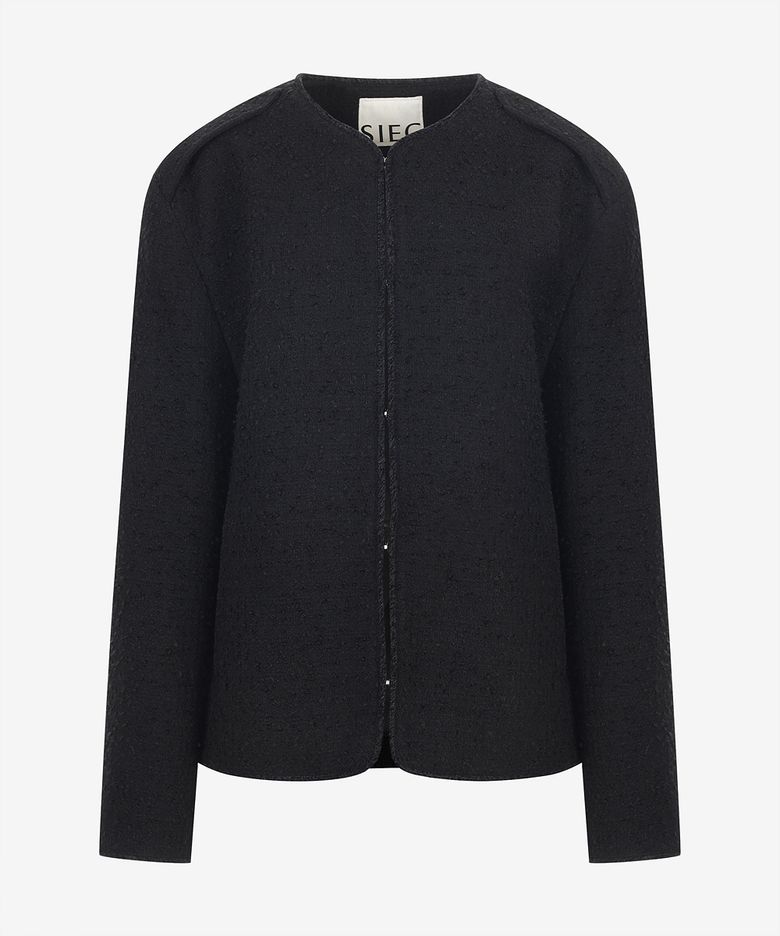 [Men] Fancy Tweed Round Neck Jacket (PPMAH6302)