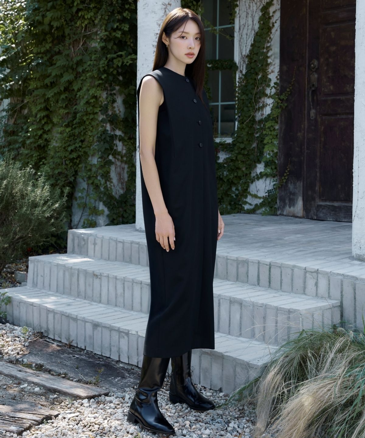지이크 서촌 하우스(SIEG SEOCHON HAUS) [Women] Minimal Long Vest Dress (PPOAH2411)