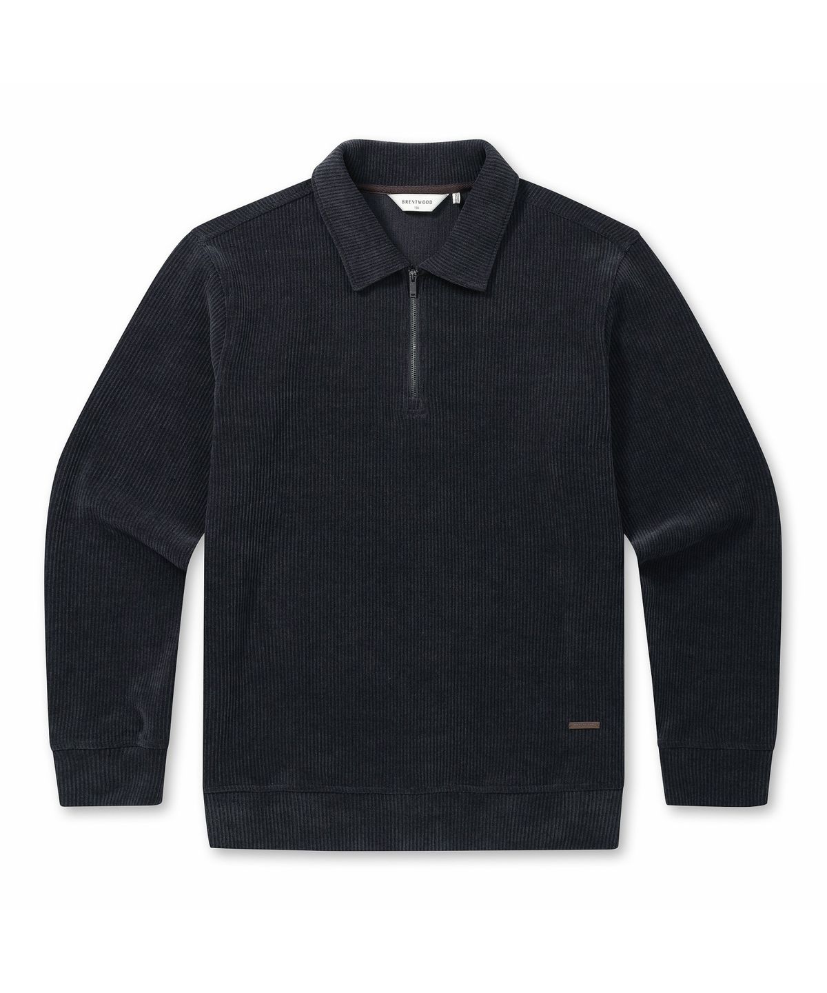 브렌우드(BRENTWOOD) 페트리코 카라 반집업 티셔츠 BRTAW26571GYD