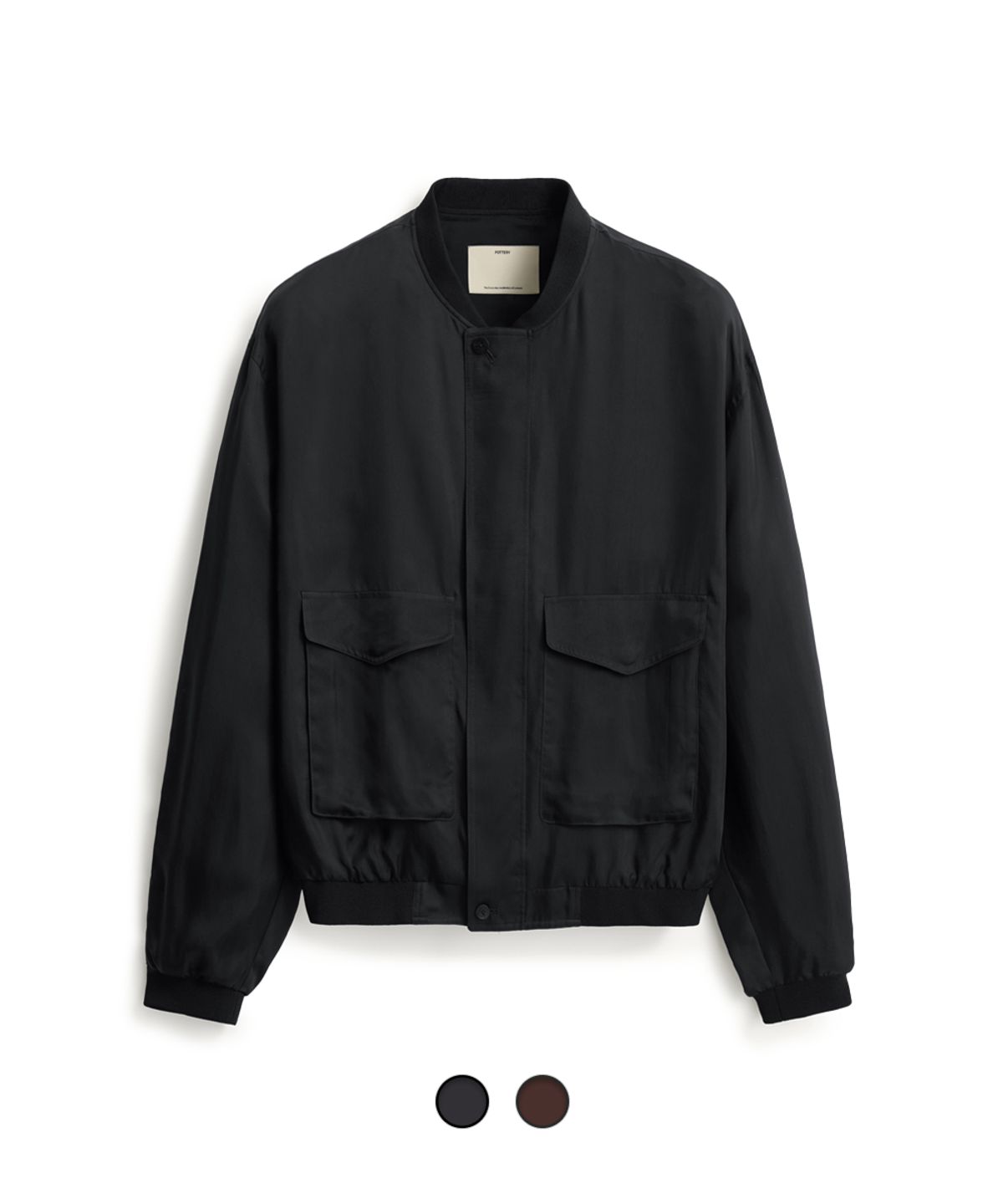 포터리(POTTERY) Cupro Bomber Jacket - 2 Color