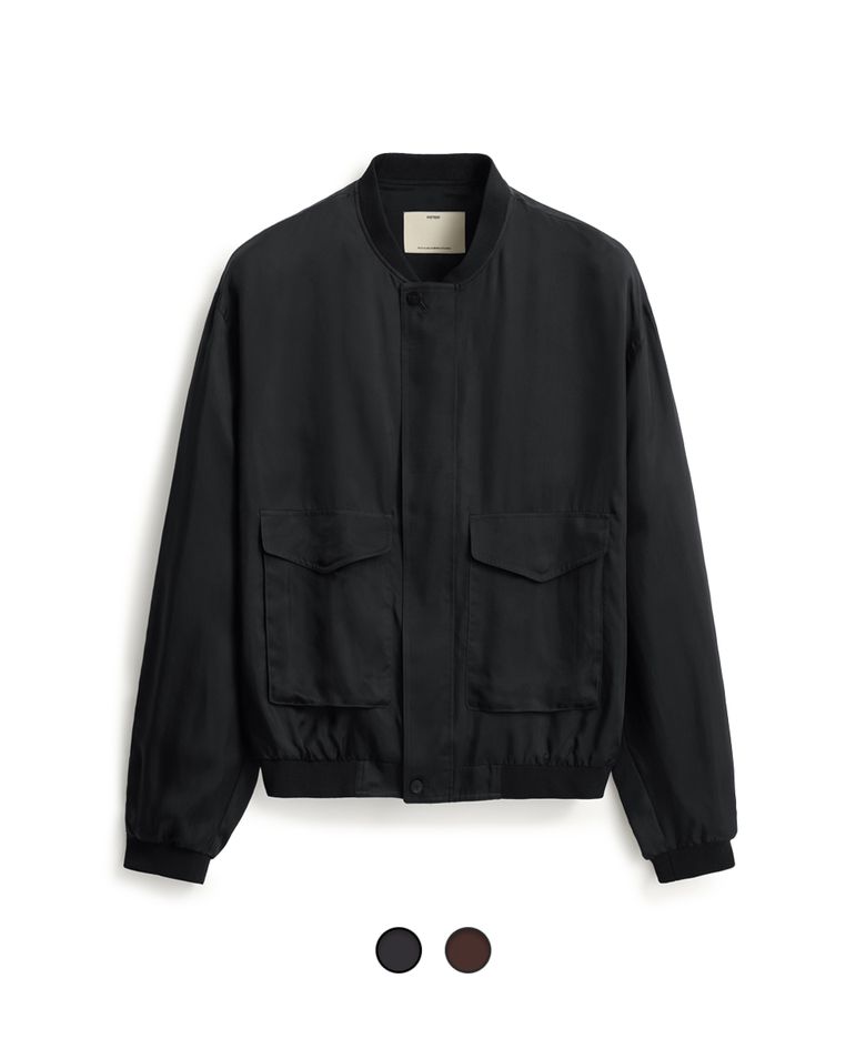 Cupro Bomber Jacket - 2 Color