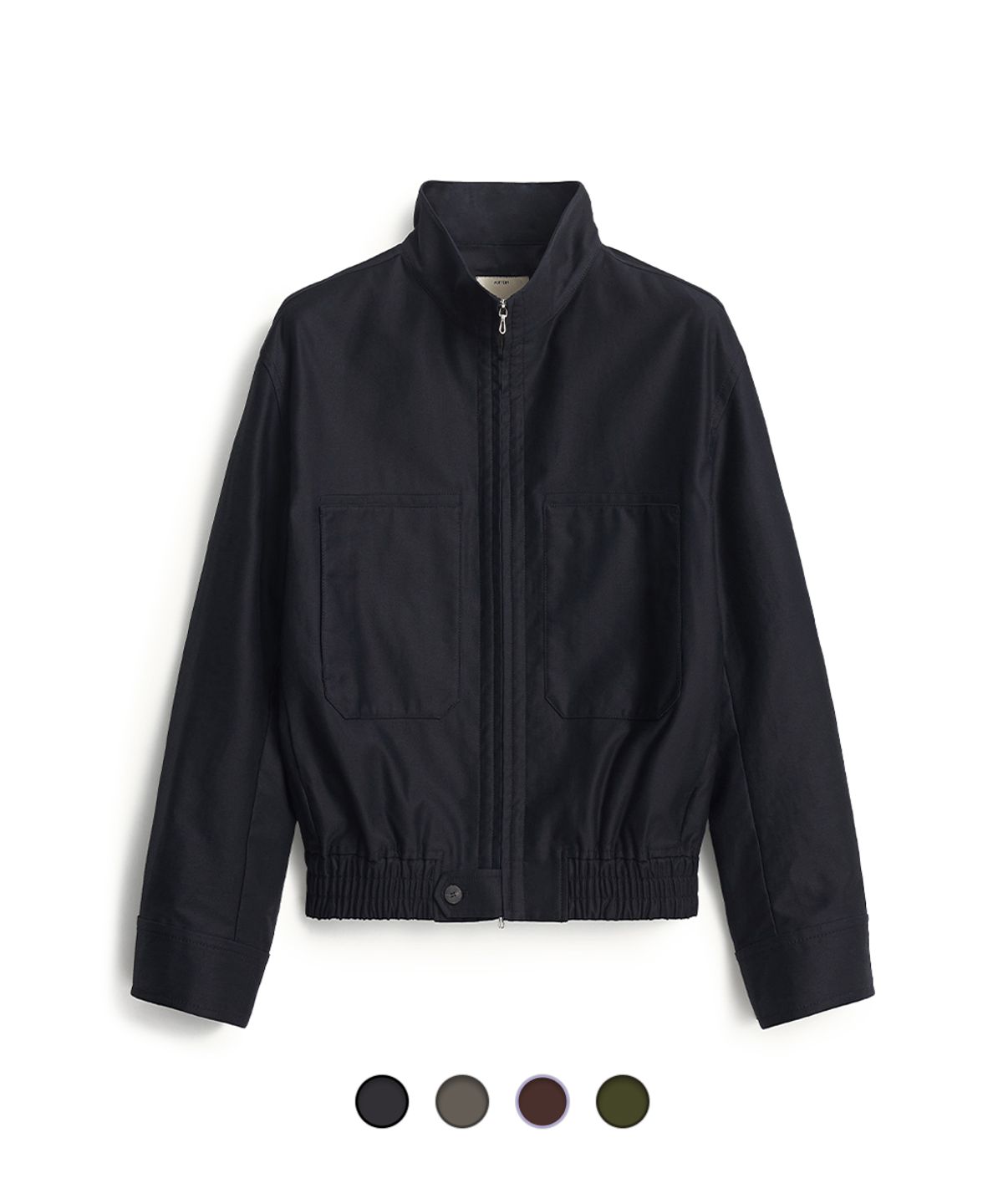 포터리(POTTERY) Cotton High Neck Blouson - 4 Color