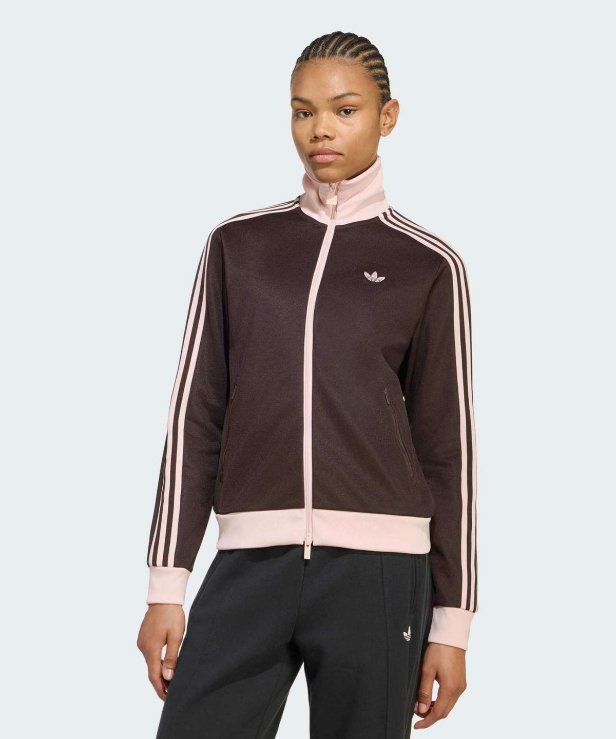 아디다스(ADIDAS) 클래식 트랙탑 - 아우라커피:샌디핑크 / LC6503