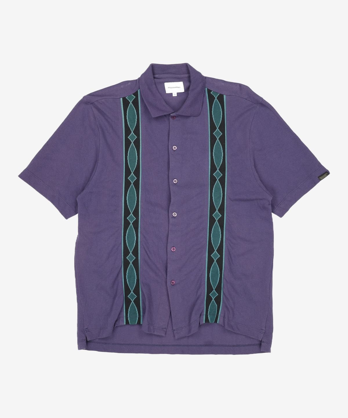 디스이즈네버댓(THISISNEVERTHAT) Button Up S/S Polo Purple M