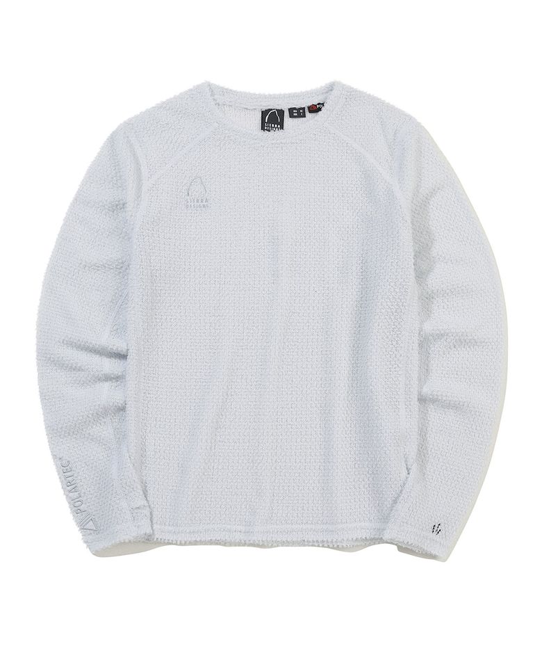 W) 모스 폴라텍 알파 90 롱슬리브 LIGHT GREY