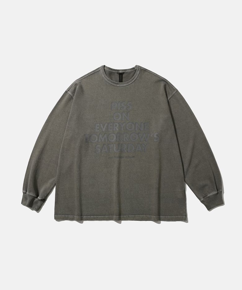 [AW26] GARMENT DYED L/S TEE / DYED TAUPE