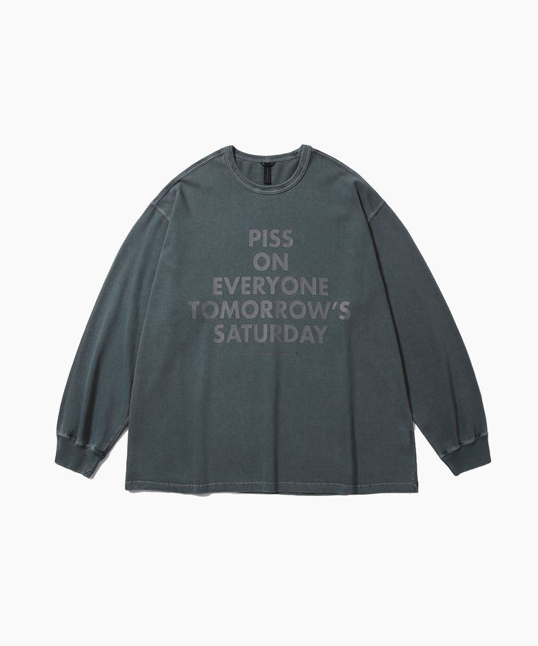 [AW26] GARMENT DYED L/S TEE / DYED BLUE