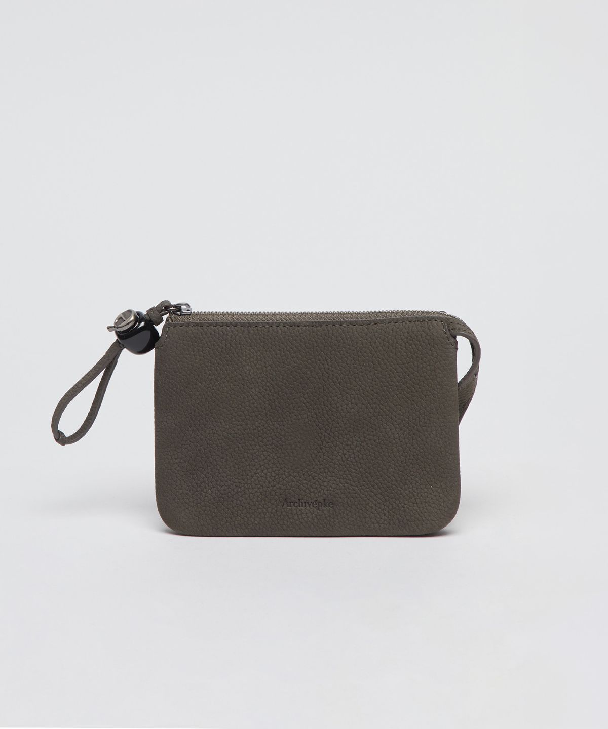 아카이브앱크(ARCHIVEPKE) Formica pouch(Nubuck grey)_OVADX26251NUG