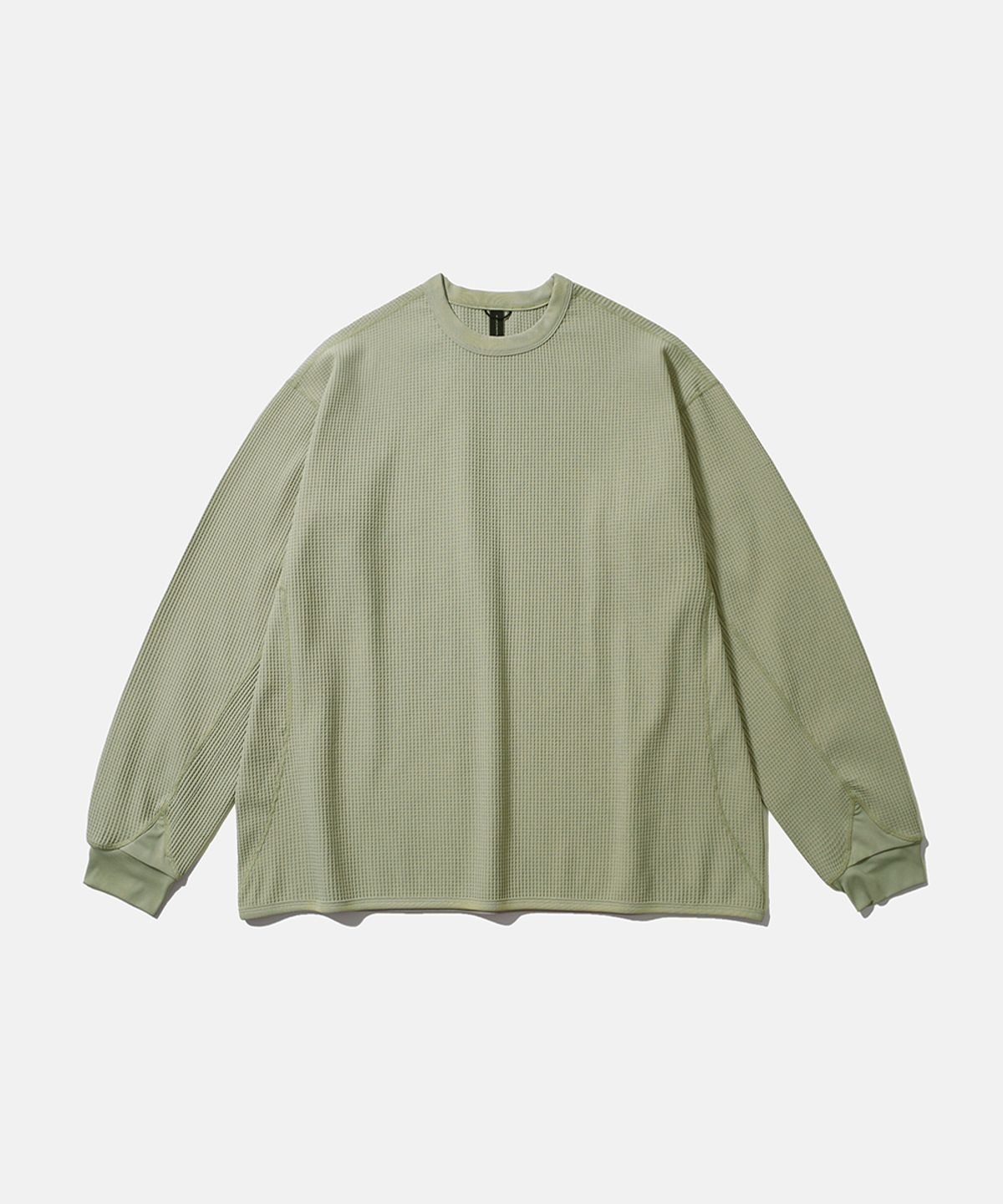 모이프(MOIF) [AW26] ADVANCED WAFFLE L/S TEE / PISTACHIO