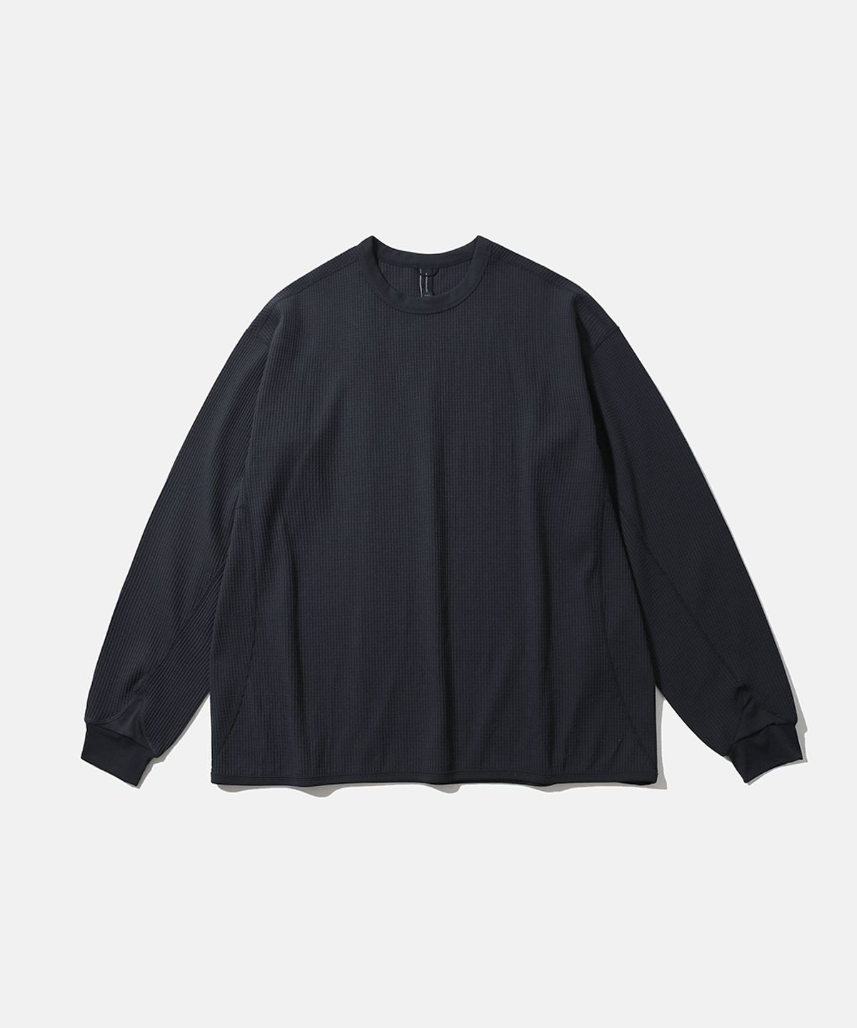 모이프(MOIF) [AW26] ADVANCED WAFFLE L/S TEE / CHARCOAL