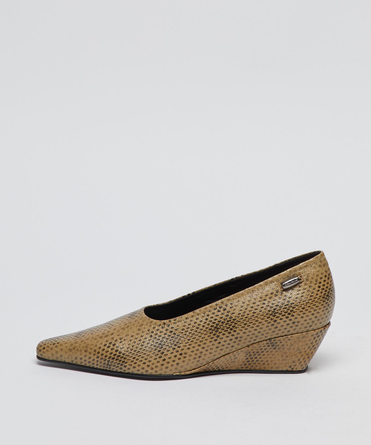 아카이브앱크(ARCHIVEPKE) epke wedge pumps(Python mustard)_OK1BX26251PTM