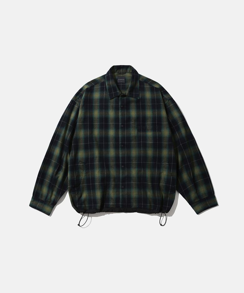 [AW26] WIDE DRAWSTRING BLOUSON / FOREST GREEN
