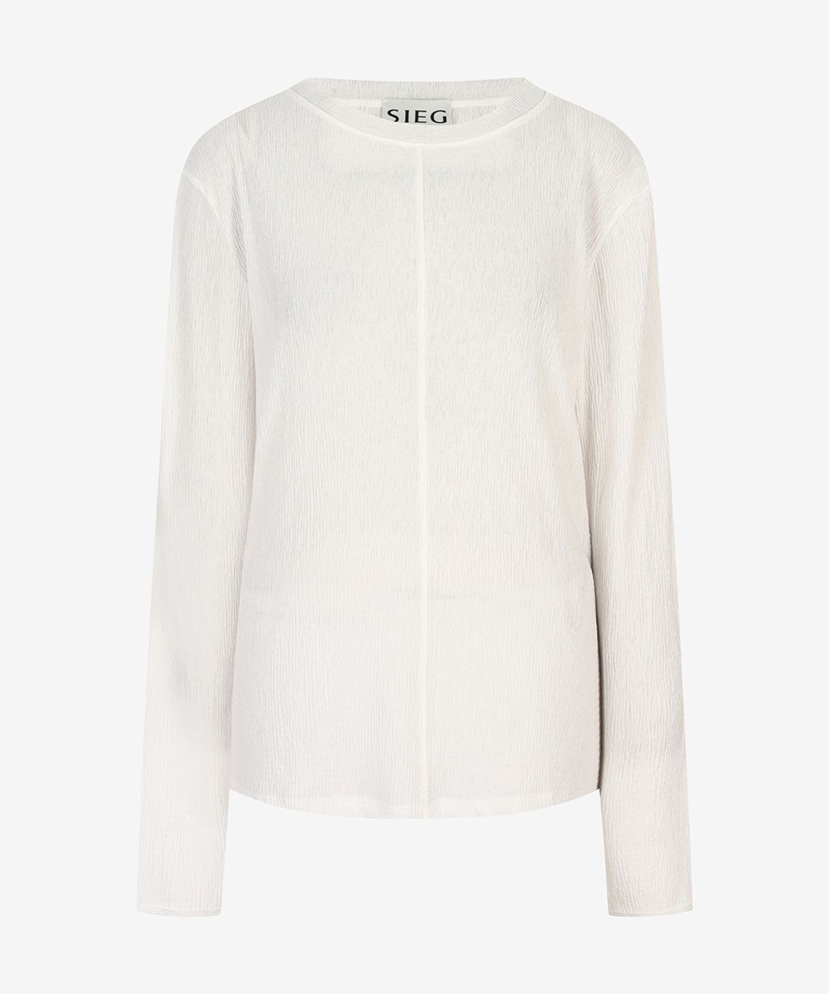 지이크 서촌 하우스(SIEG SEOCHON HAUS) [Women] Sheer pleated top (PMIBD8406)