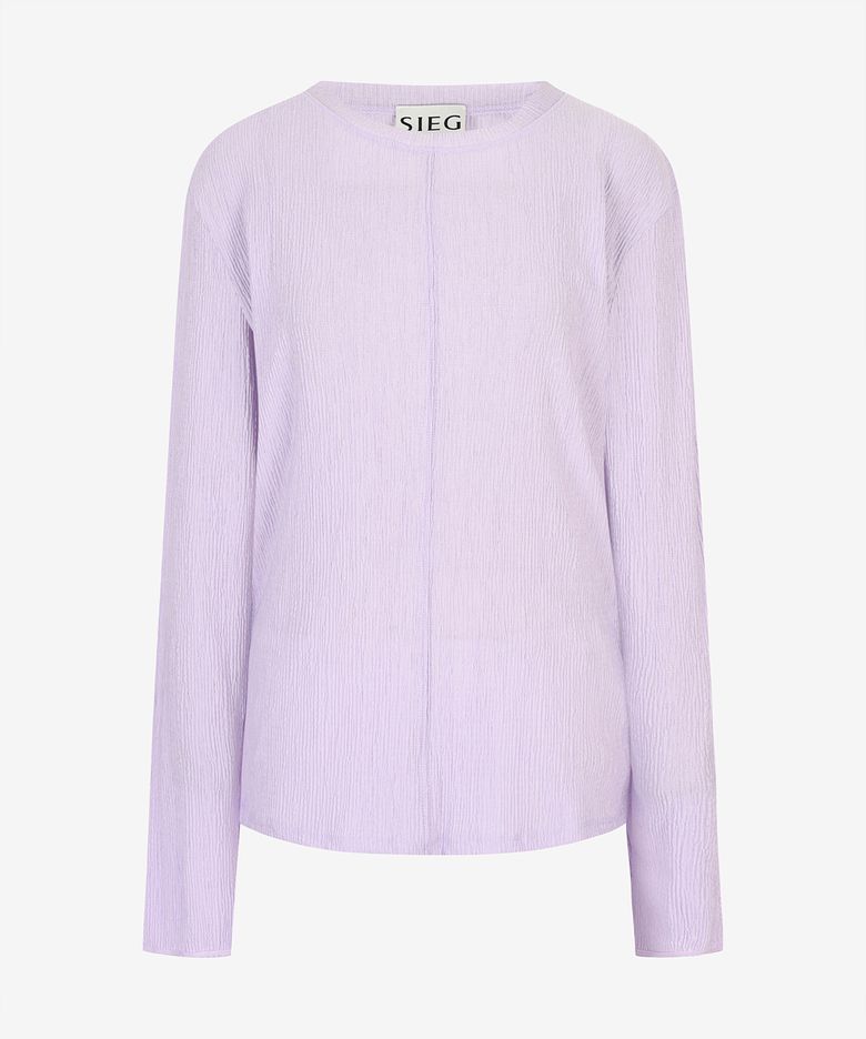 [Women] Sheer pleated top (PMIBD8408)