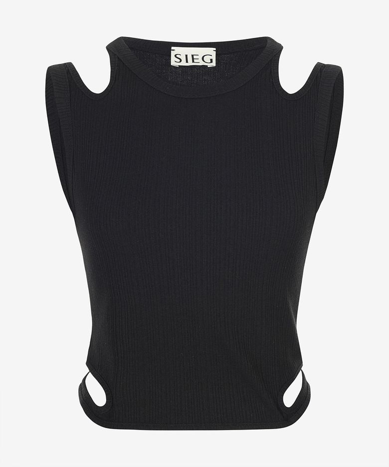 [Women] Cut-out shoulder sleeveless top (PMIBD8410)