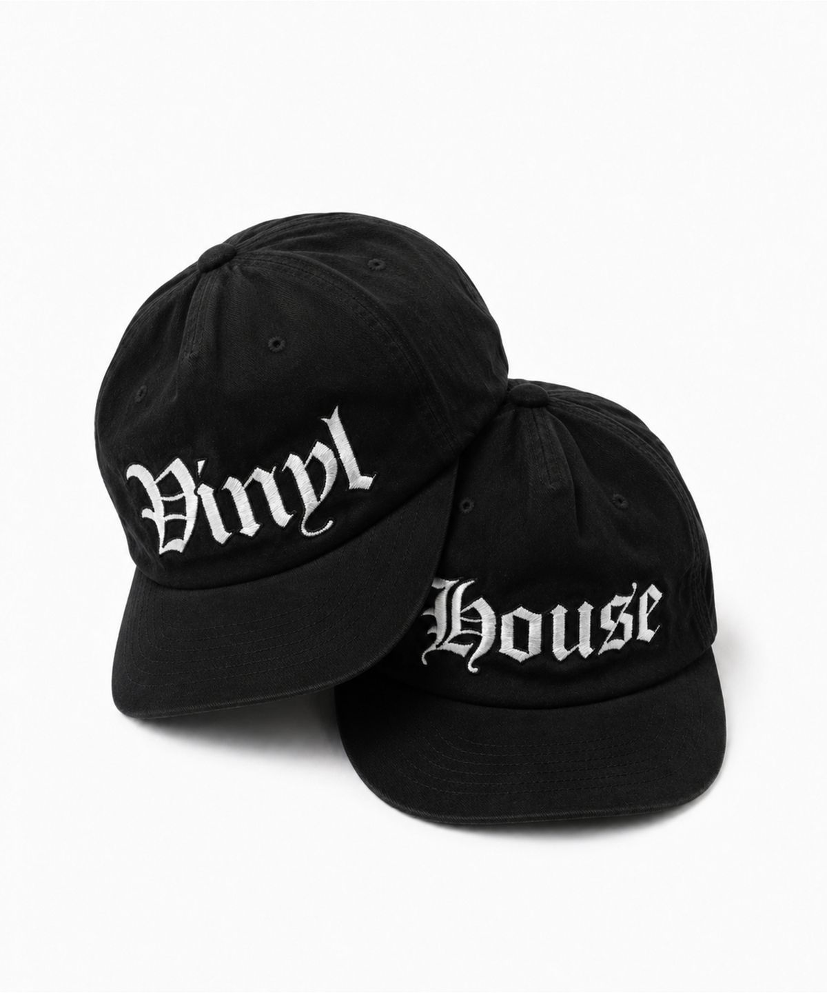 더바이닐하우스(THEVINYLHOUSE) OLD HOUSE BALL CAP BLACK