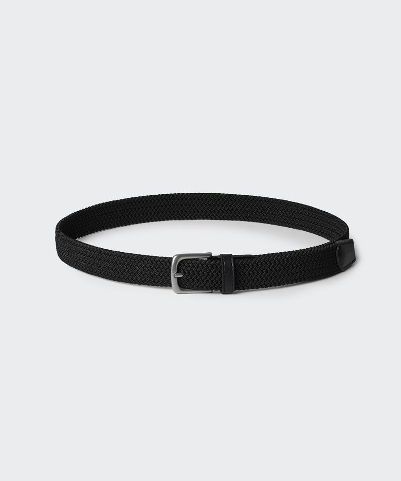 엘라스틱 웨빙 벨트_30mm [블랙/실버]