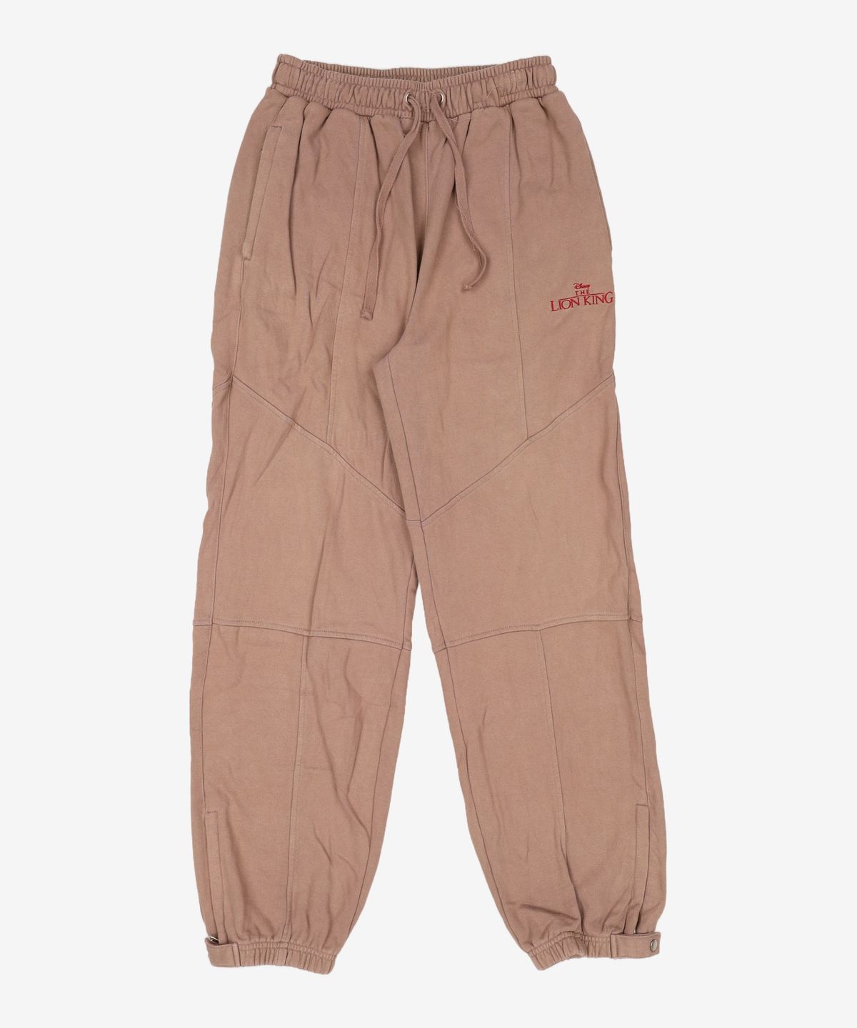 메종미네드(MAISON MINED) (THE LION KING)SMALL LOGO JOGGER PANTS DUSTY BEIGE 48