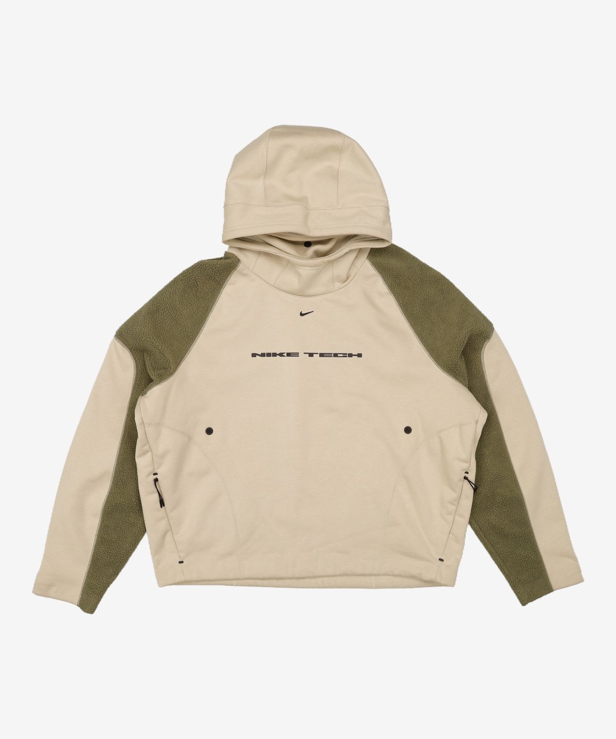 나이키(NIKE) 테크 보레아스 오버사이즈 후디 M - 데저트 카키:미디엄 올리브:블랙 / IB3364-229 M