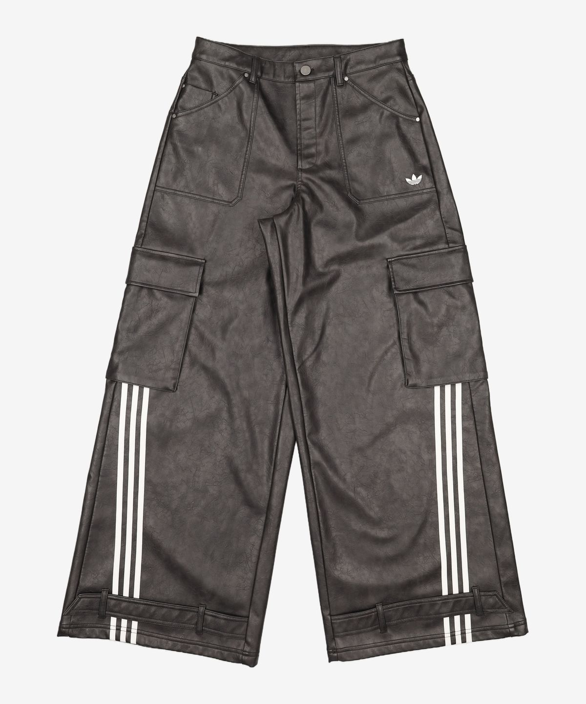 아디다스(ADIDAS) ADILENIUM 3 빈티지 포우 레더 팬츠 - 블랙 / JX9226 30