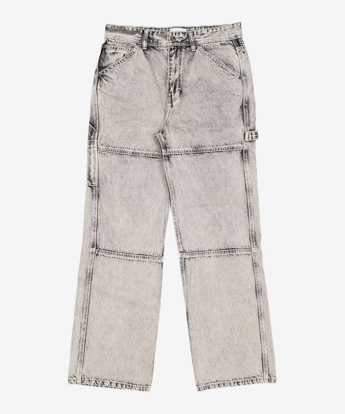 메종미네드(MAISON MINED) WHITE SPREAD CARPENTER DENIM-WHITE 46