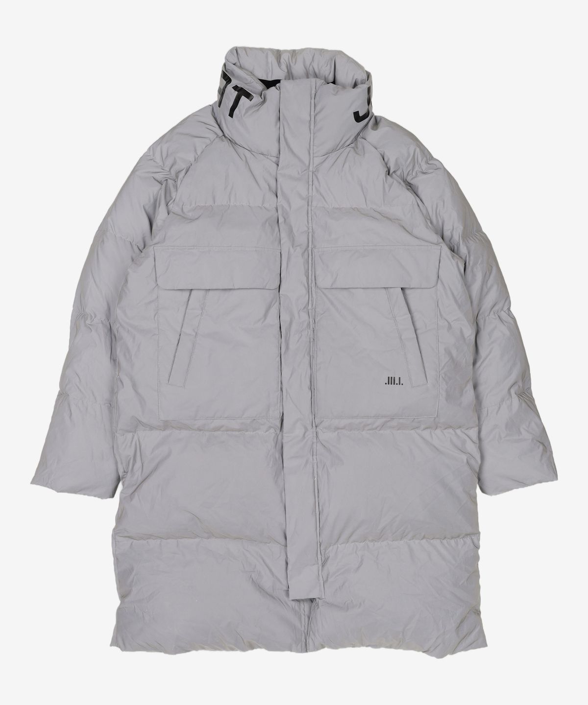 질스튜어트 스포츠 뉴욕(JILLSTUART SPORT NEWYORK) [TRE.S] 실버 하이넥 남성 다운패딩 JMJU8D818SV 105