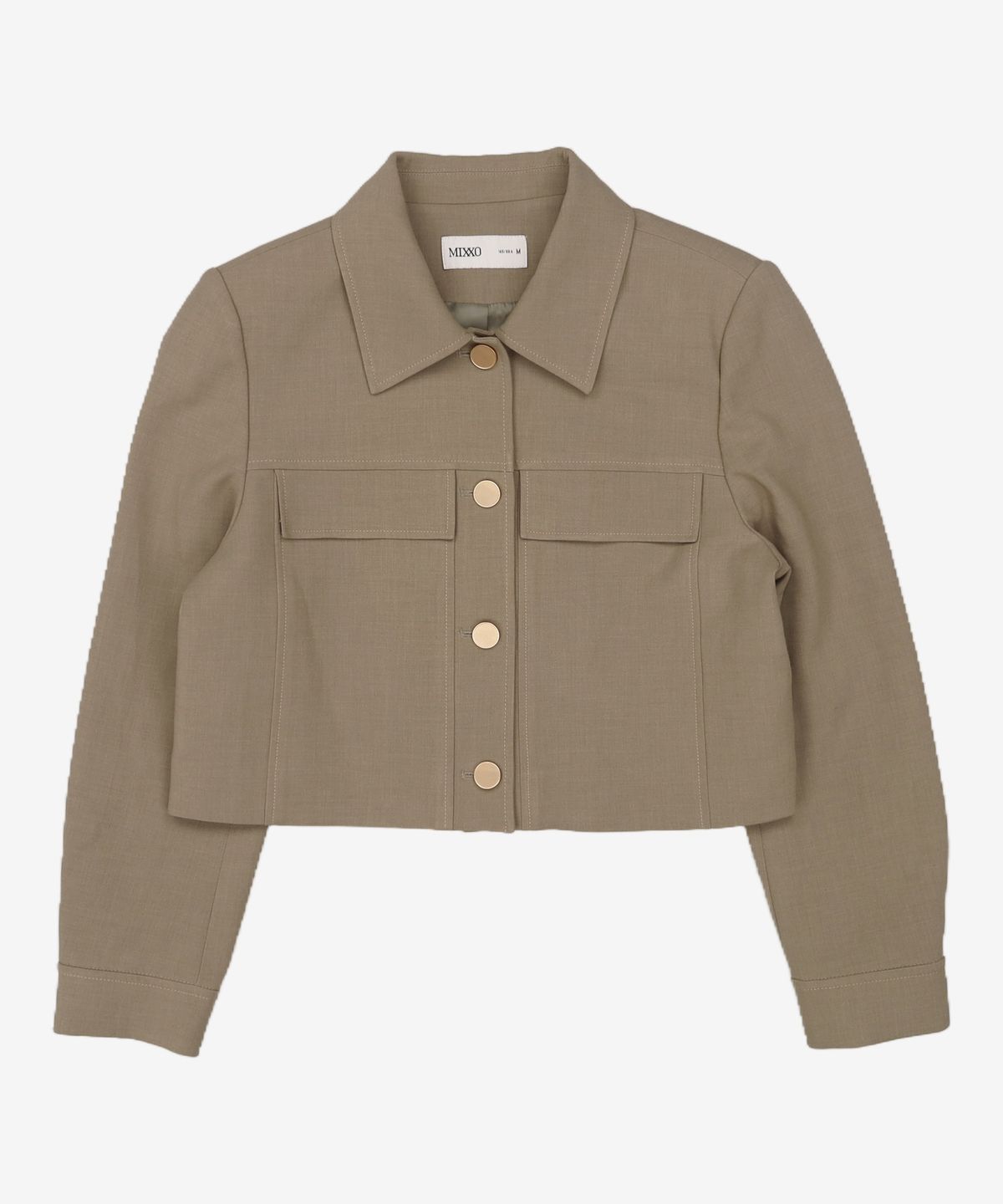 미쏘(MIXXO) 스티치 크롭 자켓 MIWJKD315B M