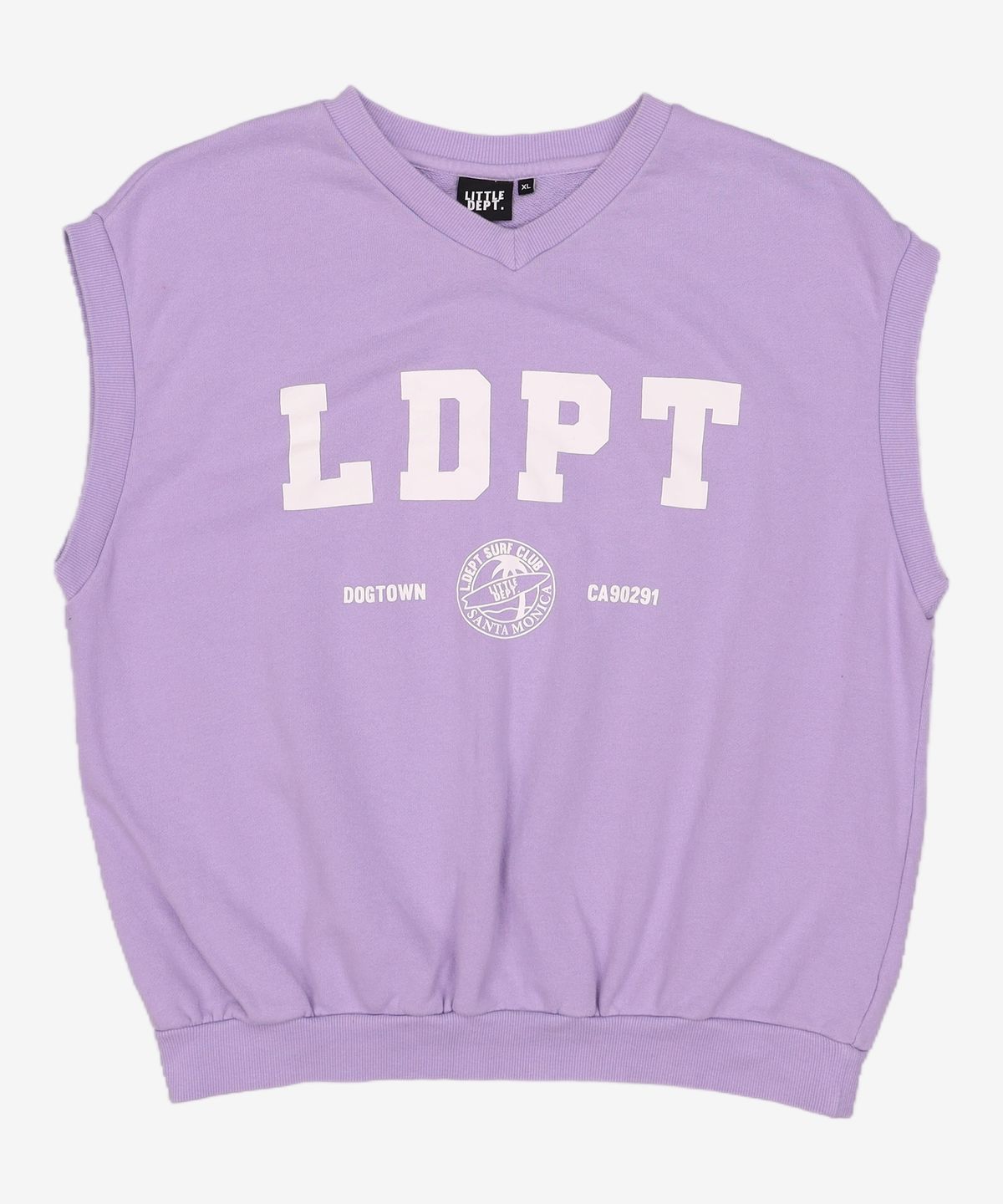 리틀뎁(LITTLE DEPT) 클래식 스웨트 티셔츠 Purple XL