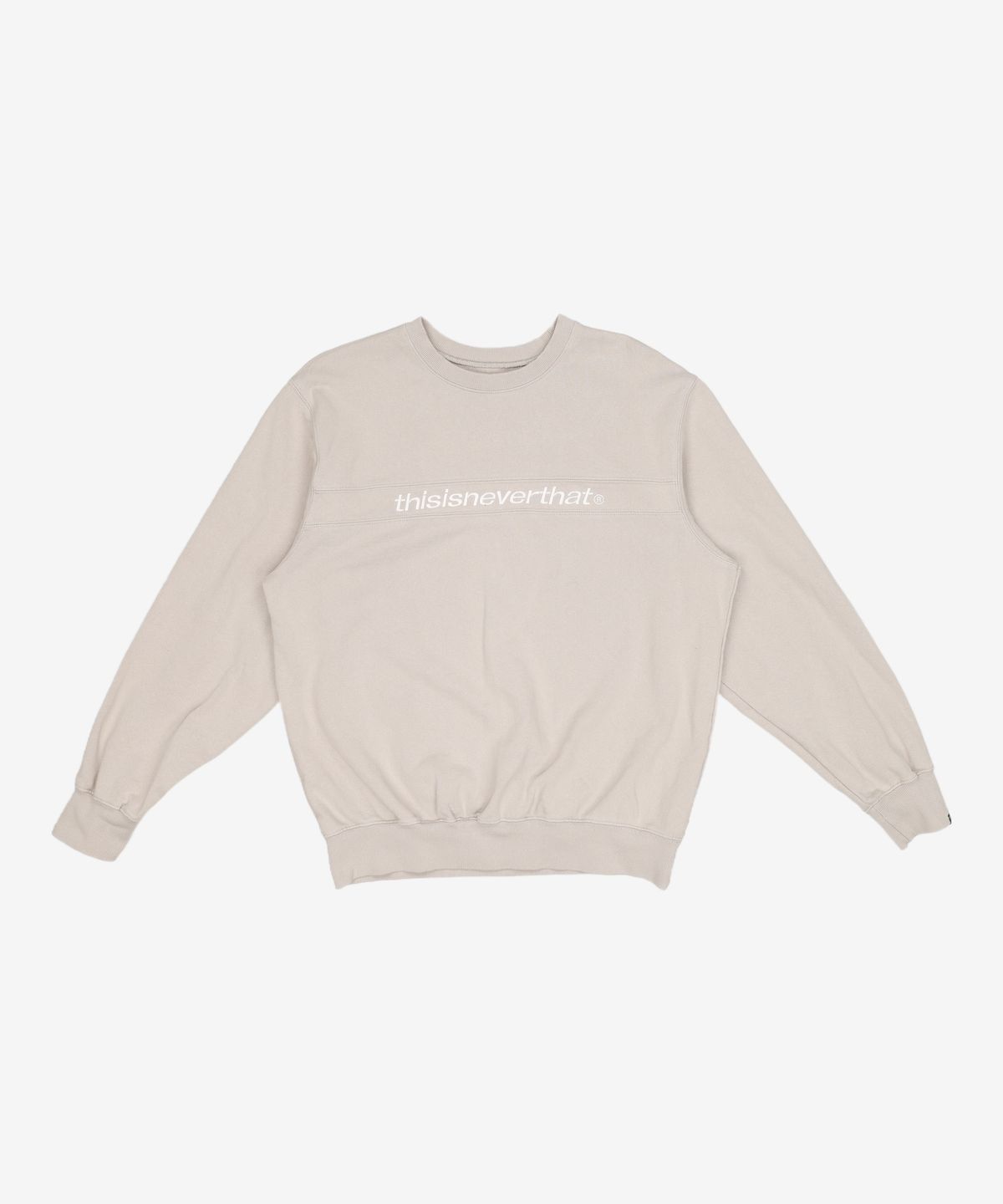 디스이즈네버댓(THISISNEVERTHAT) (SS22) SP-Logo Crewneck Stone L