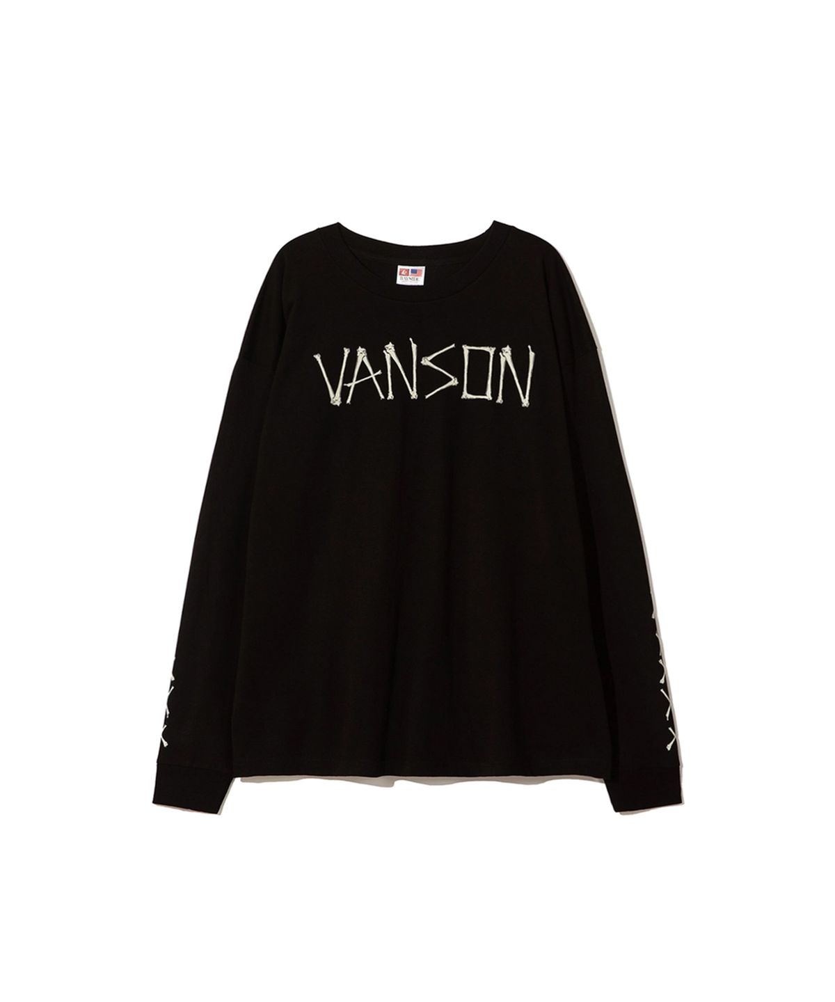 벤슨 레더스(VANSON LEATHERS) 벤슨 레더 본 + 스타 롱 슬리브 티셔츠
