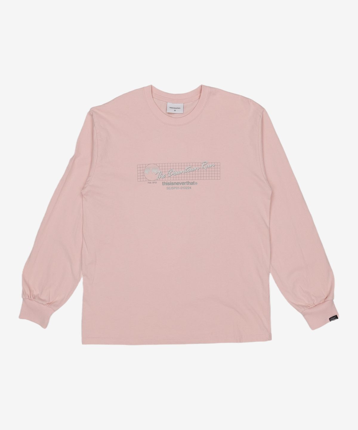 디스이즈네버댓(THISISNEVERTHAT) The Downtown Run L/S Tee Pink M