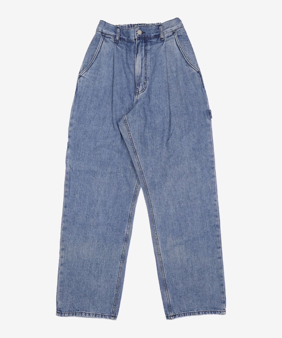 로드 존 그레이(LORD JOHN GREY) one tuck easy denim pants blue washed M