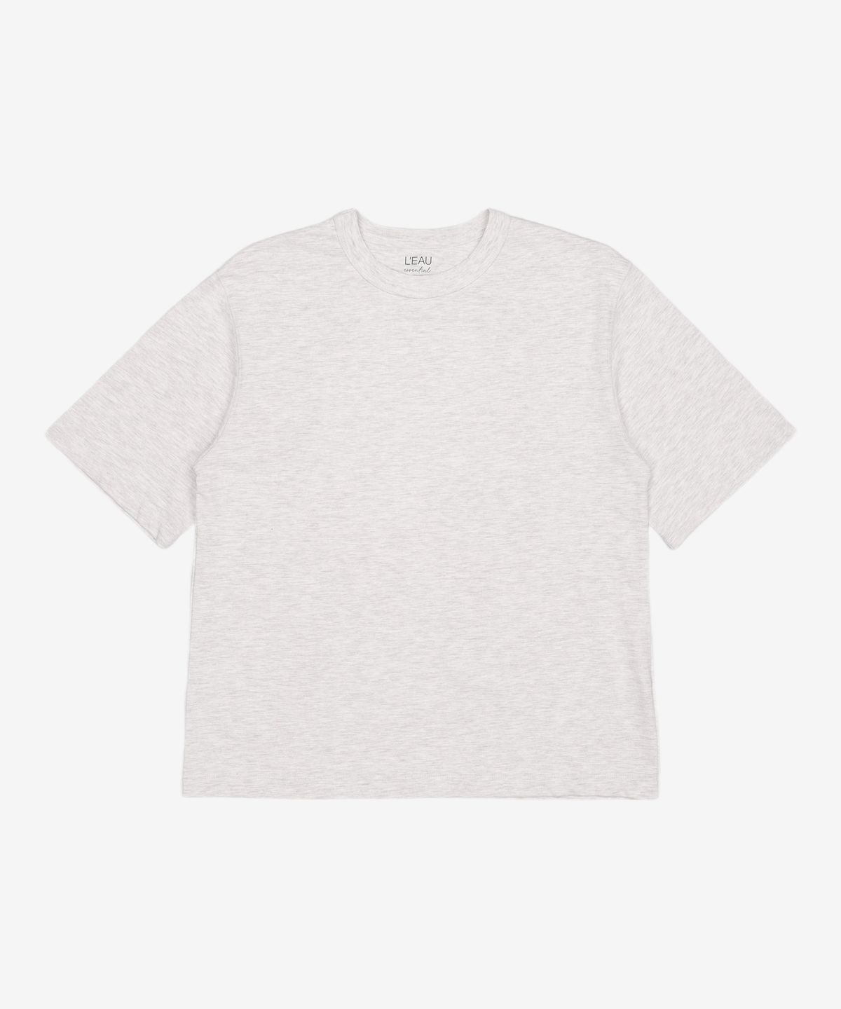 로우(L'EAU) [8th] Loke washed tee_light grey XL