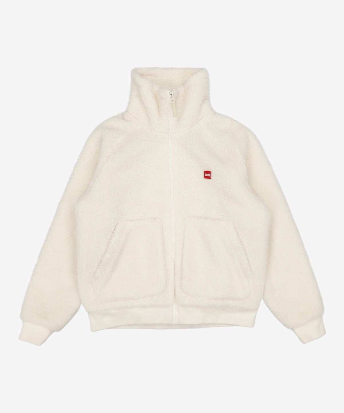 씨엔엔 어패럴(CNN APPAREL) 스타일 여성 숏 쉐르파 플리스 재킷 IVORY XS