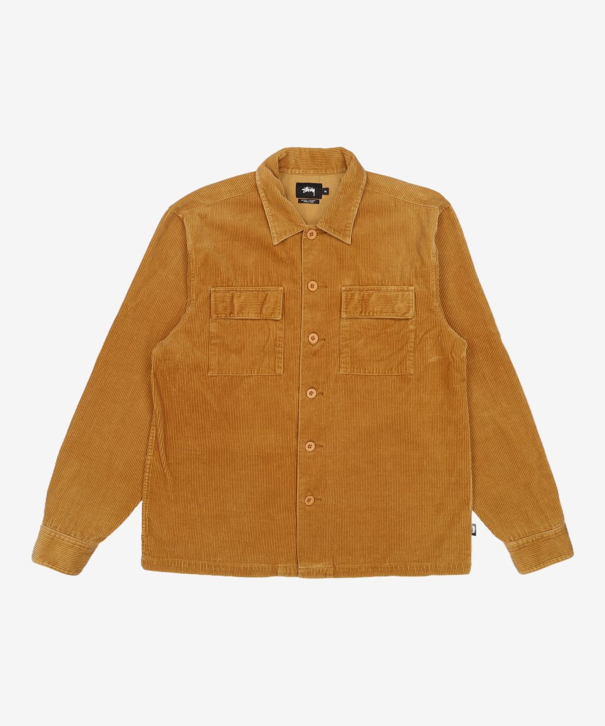 스투시(STUSSY) [스투시]WIDE CORD SHIRT(GOLDEN BROWN)[111951-BROW] XL