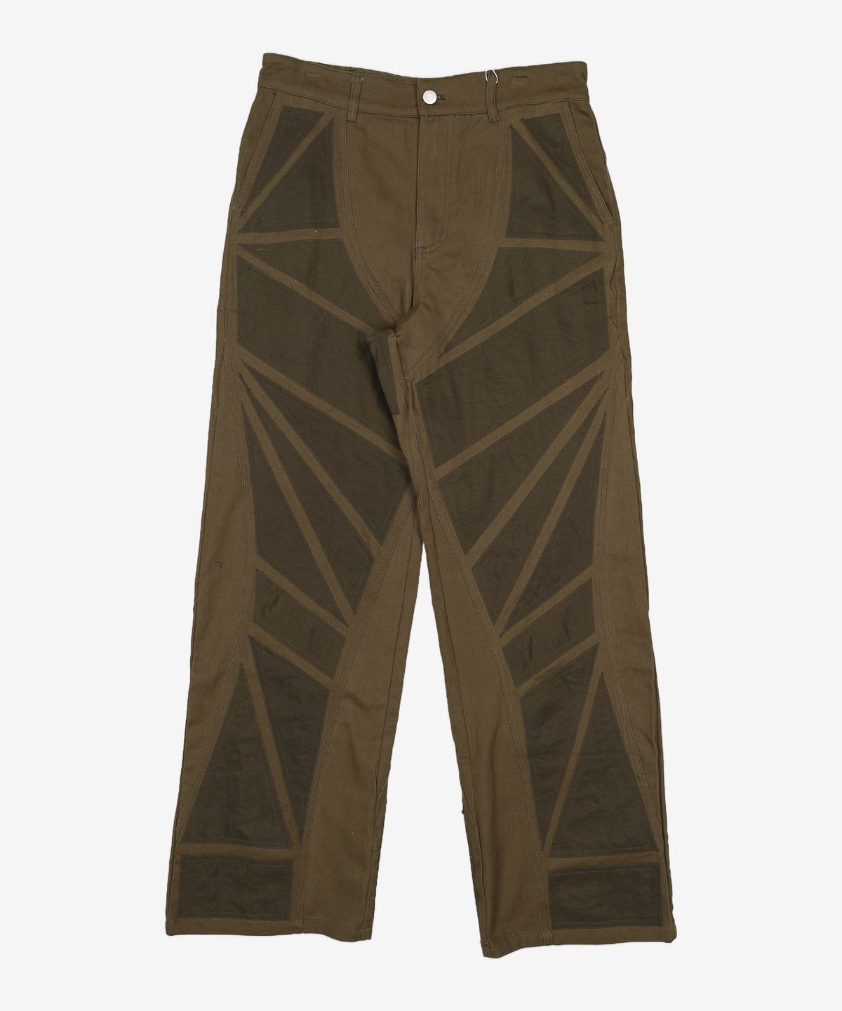 노매뉴얼(NOMANUAL) O.F PATCHED PANTS - KHAKI 81