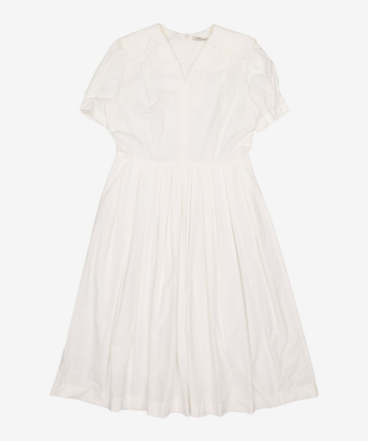 비뮤즈맨션(BEMUSE MANSION) Sailor collar tuck dress - White FREE