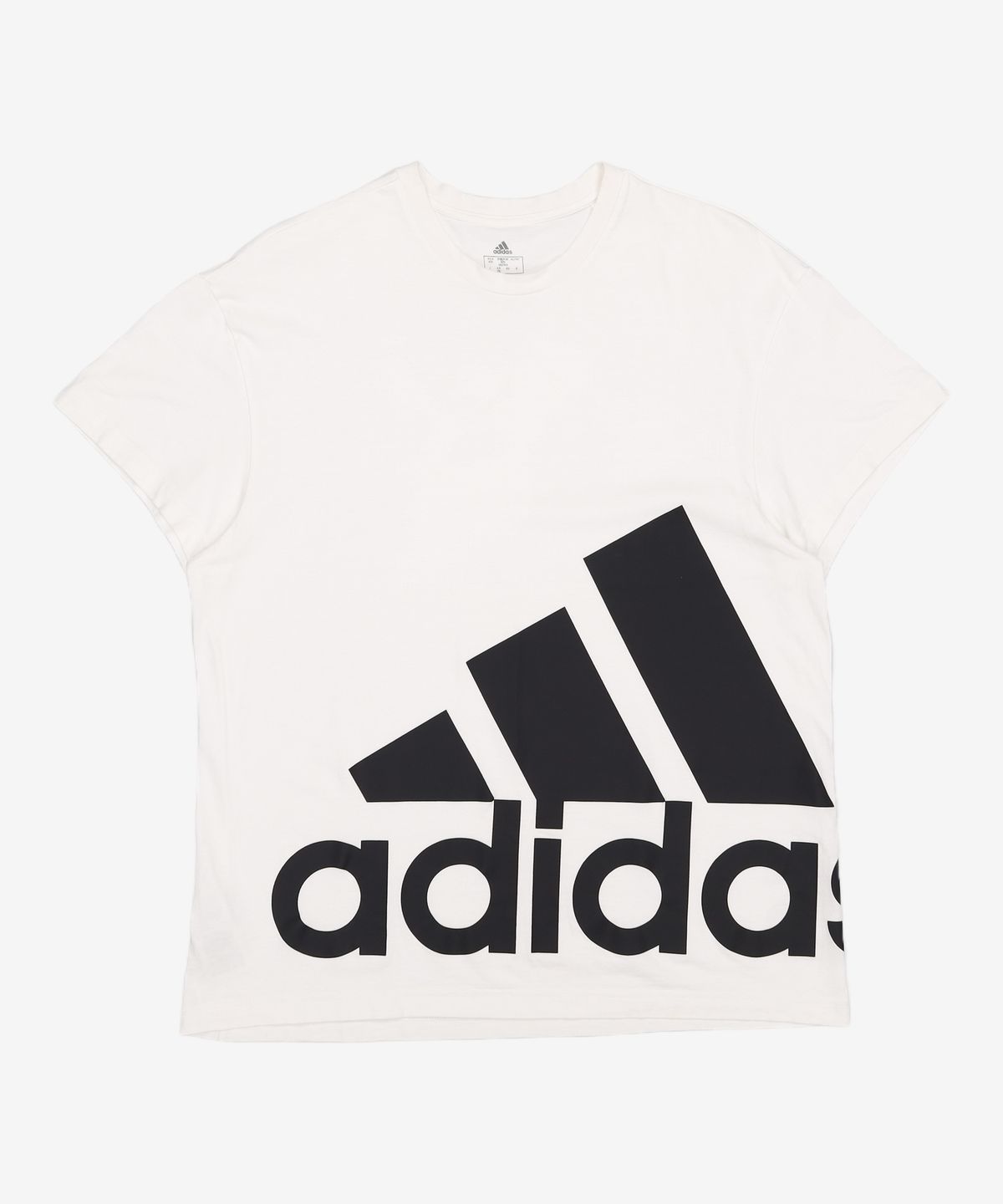 아디다스(ADIDAS) 에센셜 자이언트 로고 티 XXL