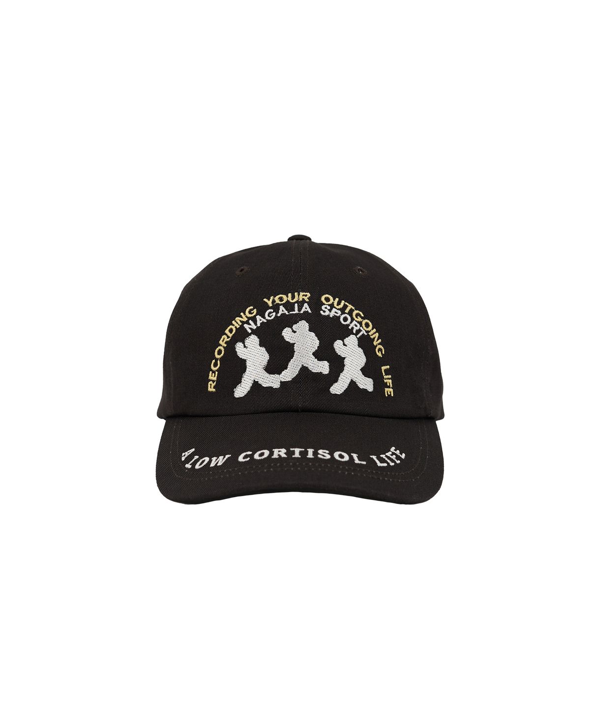 초록스튜디오(CHOROK STUDIO) Three People Low Cortisol Ball Cap (Purple Brown)