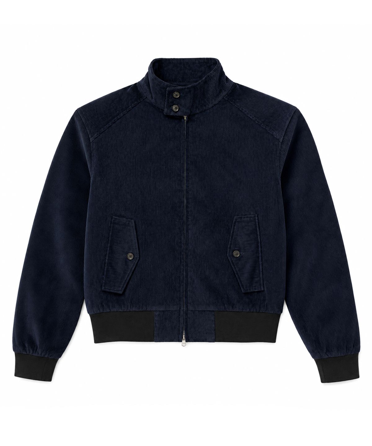 포스센스티브(FORCESENSITIVE) Corduroy Harrington Jacket (NAVY)